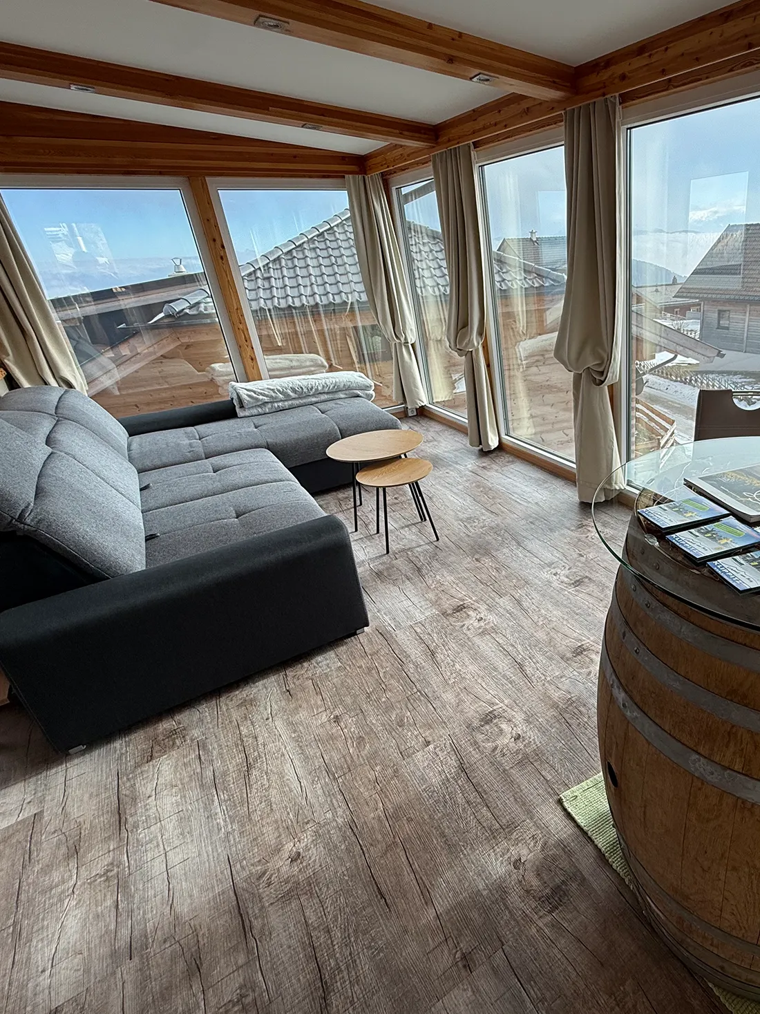 Wohnzimmer mit Aussicht